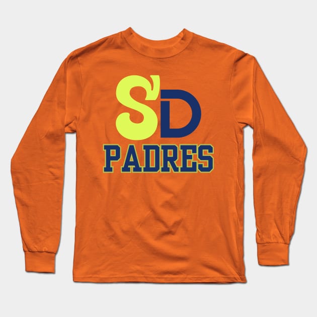 San Diego padres Long Sleeve T-Shirt by Benjamin Customs